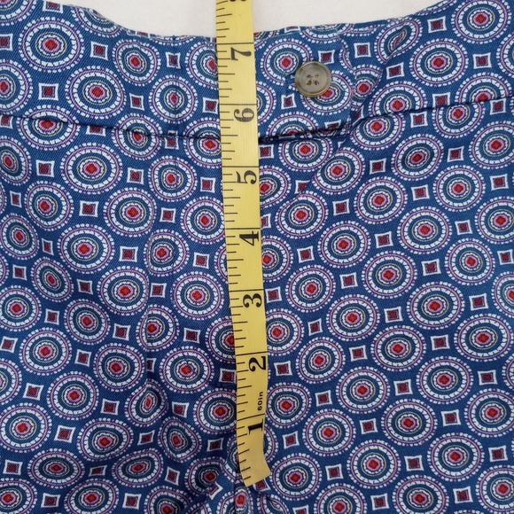 J. Crew Factory Blue Medallion Shorts, size 4 - Picture 11 of 11